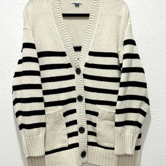 American Eagle Outfitters‎ oversized Women's Striped Cardigan XL - Picture 2 of 11